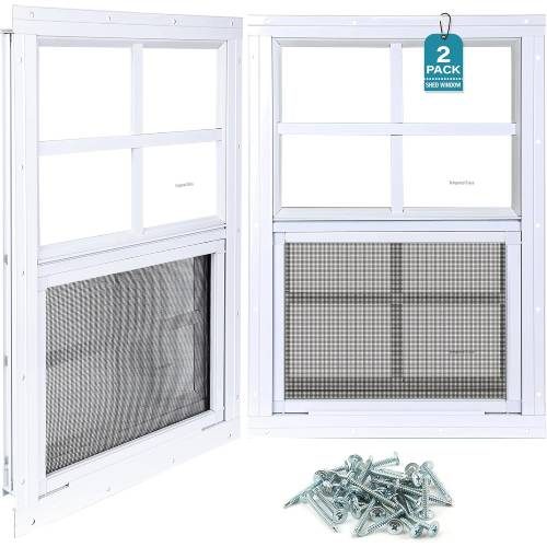 Shed Windows, 18" x 23", 2 Pack